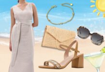 Sunset Linen Dinner Style on Amazon