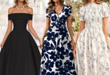 Elegant Wedding Guest Dresses on Amazon for Under $60