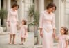 A Pretty Blush-Pink Mother-Daughter Look